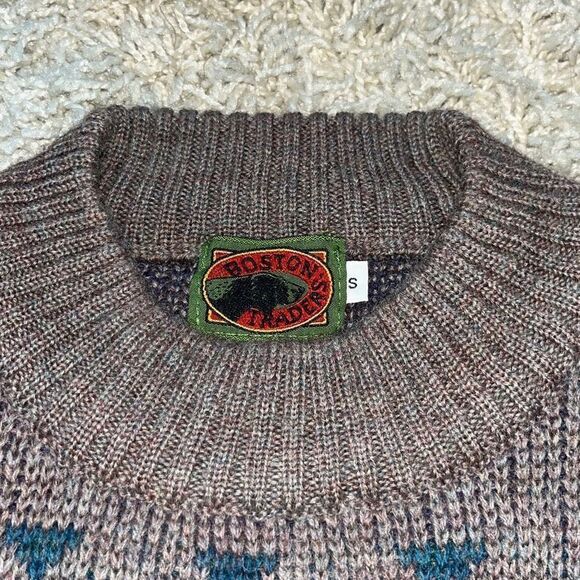 Vintage Boston Traders Sweater  100% Pure Wool  Small - Picture 4 of 14